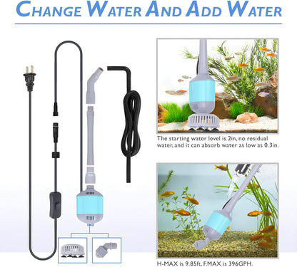 Vapurex 360GPH Electric Aquarium Cleaner